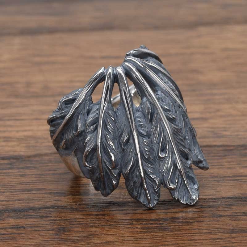 War Bonnet Ring,delicate Hand Carving,openwork,925,solid Sterling ...