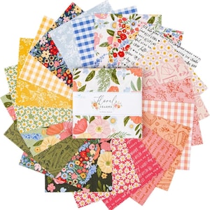 Floral Charms 5 Inch Stacker, 42 Pcs. Charm pack