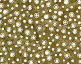 Expressions Batiks Fright This Way Olive Half or Continuous Yard Cuts fabric by the yard 100% Cotton