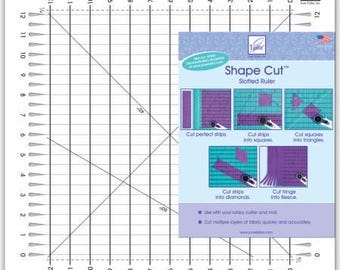 Shape Cut for Strips/Block Template # 796J Quilting Ruler