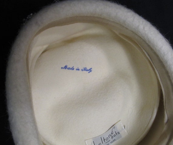 Vintage hat by Beltone  New York Made in Italy wi… - image 7