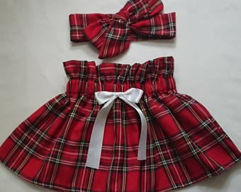 newborn tartan outfit