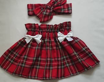 newborn tartan dress