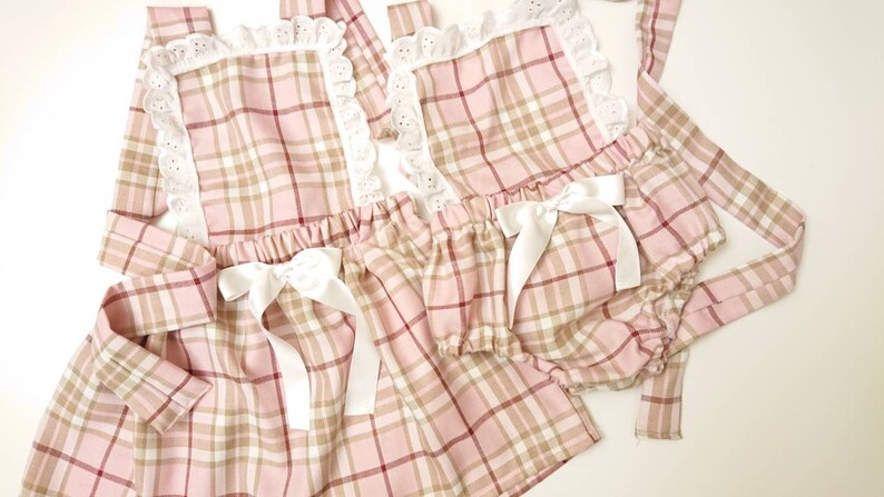 tartan pinafore dress baby