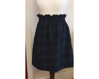 Frauen Schwarze Uhr Tartan Rock Neu