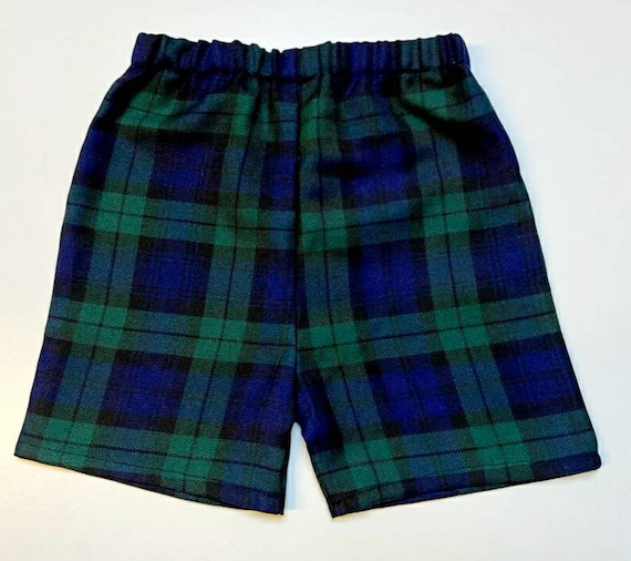 Black Watch Check Tartan Prints Shorts Baby and Toddler Clothes