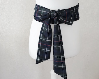 Women's Modern Scottish Tartan Sash, Scottish Tartan Plaid Sashes, Belt, Wedding Accessories