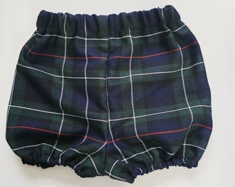 Modern Scottish Tartan Print  Bloomer  for Boys or Girls Clothes Winter Xmas outfit NEW