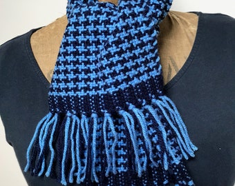 Handwoven 100% acrylic children scarf. Ready to ship.