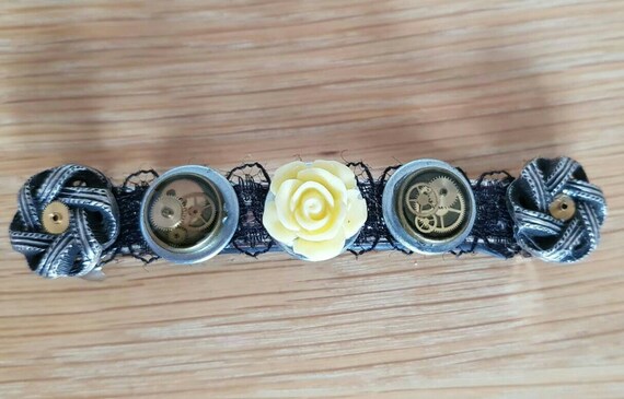 Steampunk Hair Barrette Extra Large Clip For Thick Hair Great Etsy