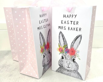 Easter Gift Bags, Easter Bunny Bags, Easter Teacher Bags, Easter Goody Bags