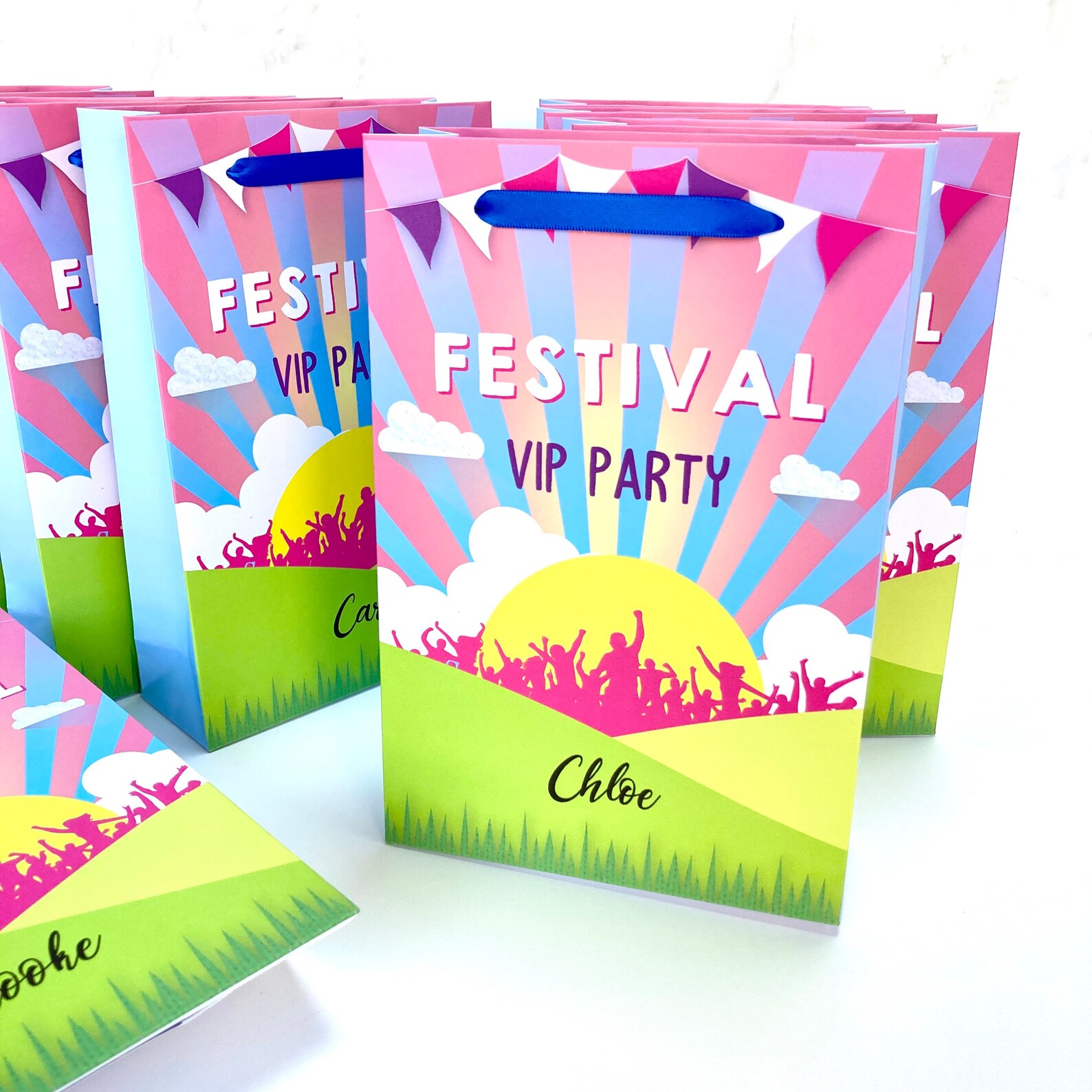 Festival Party Bags Festival Themed Birthday Party Bags Etsy UK