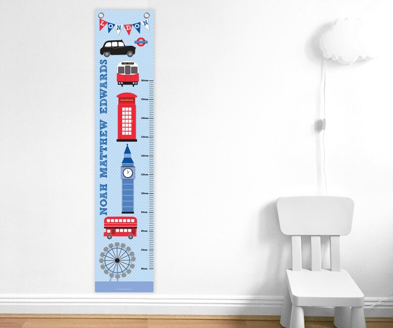 London Bus Train Taxi Big Ben The Eye Underground Height Chart