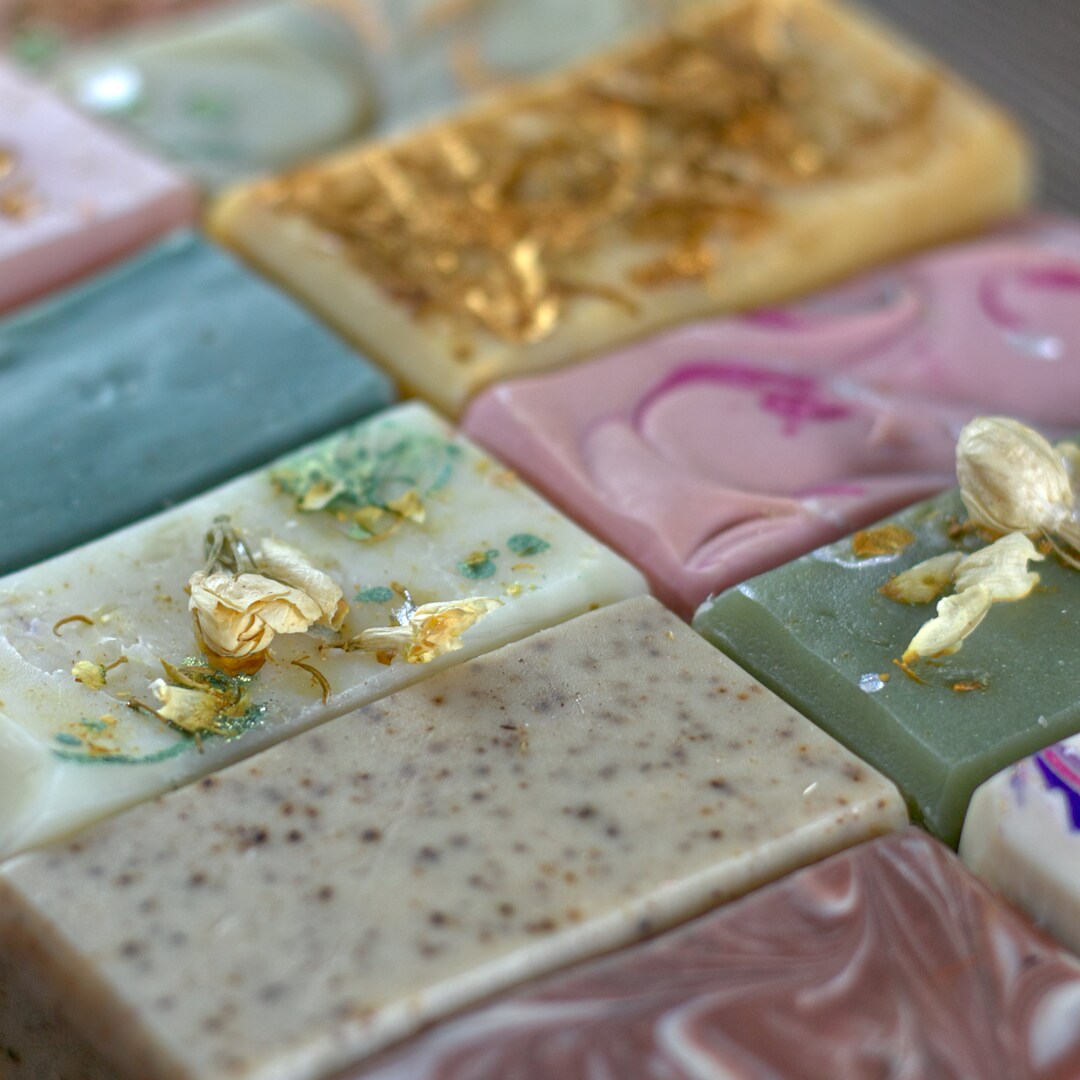 Bulk Handmade Soap Sample Set Luxury Vegan Guest Soap Palm Free Great