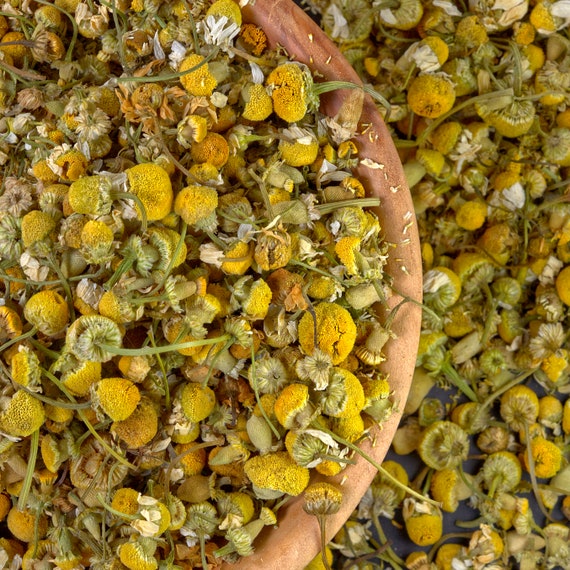 Dried Chamomile Flowers • Soapmaking Ingredients  • Spell Work • Dried Herbs • Witchcraft Supplies • Zero Waste • Plastic Free