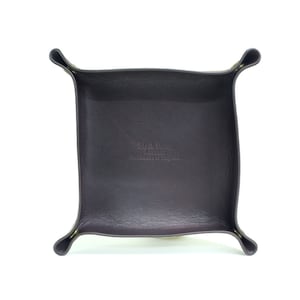 Leather Tray, Travel Leather Tray, Leather container, Office organizer, Handcrafts leather tray