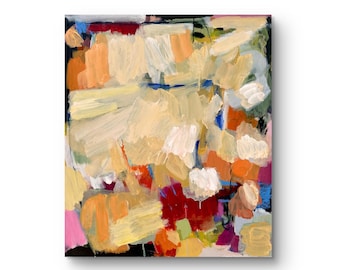 Sun, abstract, Acryl auf Leinwand, 70 x 60 cm