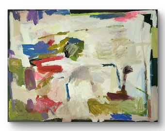 Beige Landscape, Acryl auf Leinwand, 100 x 120 cm