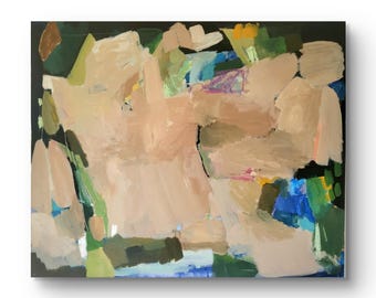 Natura, abstrakt, Acryl auf Leinwand, 100 x 120 cm