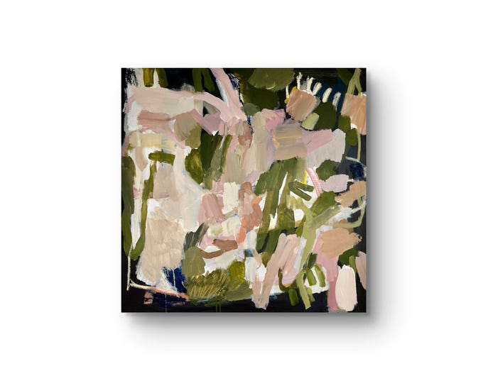 Nature-Inspired Large Abstract Canvas, 80 x 80