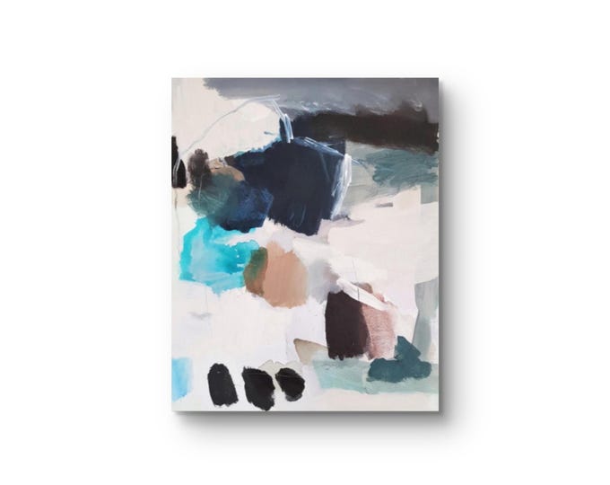 Stones, abstract, Acryl auf Leinwand, 60x 49 cm