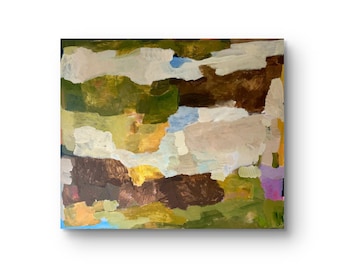Oversized earthy tones wall art, Abstract Canvas, 120 x 140 cm