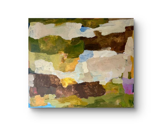 Oversized earthy tones wall art, Abstract Canvas, 120 x 140 cm