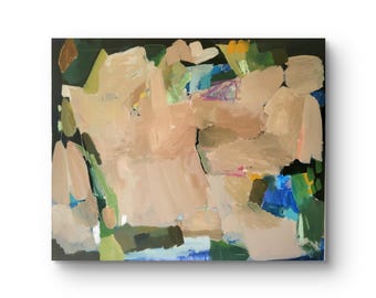 Natura, abstrakt, Acryl auf Leinwand, 100 x 120 cm