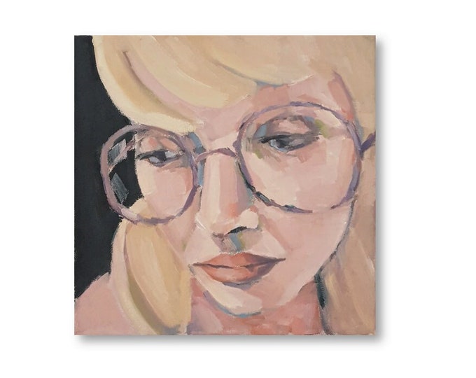Portrait, 30 x 30 cm