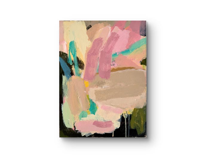 Earthy Abstract Canvas, 40 x 30 cm