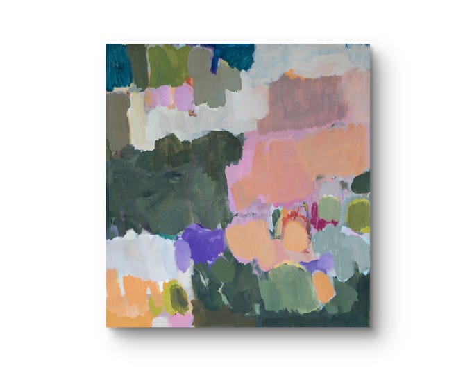 Landschaft, Acryl auf Leinwand, 80 x 75 cm