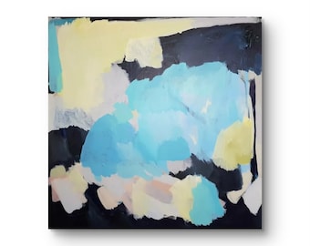 Modern Minimalist, abstrakt, Öl auf Leinwand, 100 x 100 cm