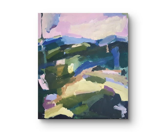 Monte, semi- abstract, Acryl auf Leinwand, 70 x 60 cm