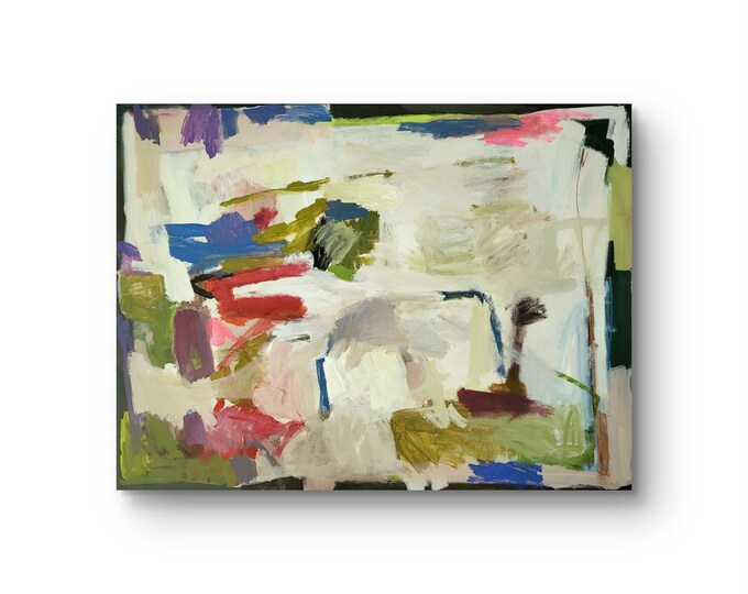 Beige Landscape, Acryl auf Leinwand, 100 x 120 cm