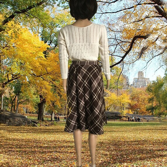 Vintage Liz Clairborn Argyle Wool Skirt - image 2