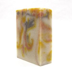 All Natural Soap with Pure Dark Patchouli / Orange Essential Oils. Kombucha Tea Luxurious lather Fall colors image 5