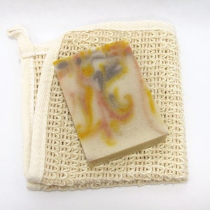 All Natural Soap with Pure Dark Patchouli / Orange Essential Oils. Kombucha Tea Luxurious lather Fall colors image 2