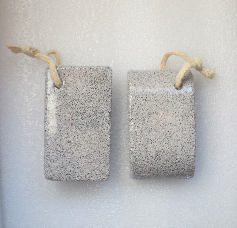 Pumice stone with string, smooth feet image 5