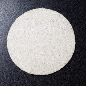 Luffa, Loofah disc flat 3. Eco friendly, sustainable scrub. Exfoliating. image 2