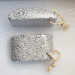 Pumice stone with string, smooth feet image 6