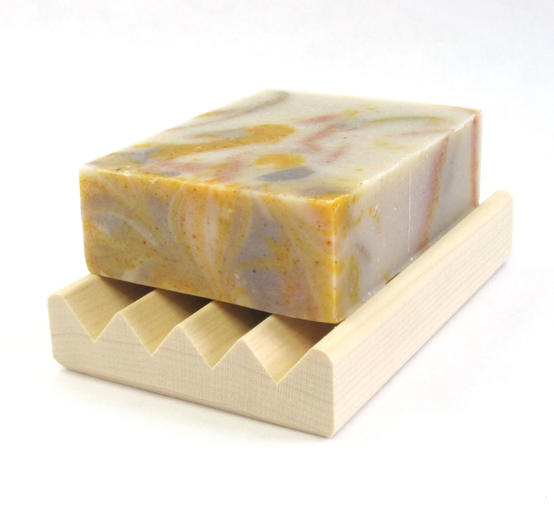 All Natural Soap with Pure Dark Patchouli / Orange Essential Oils. Kombucha Tea Luxurious lather Fall colors image 4