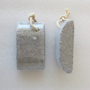 Pumice stone with string, smooth feet image 4