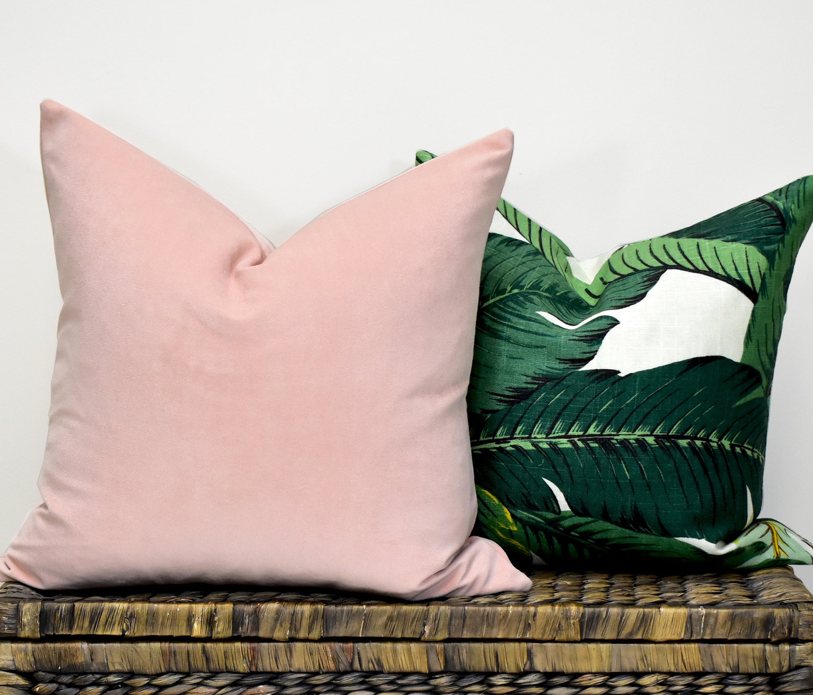 Blush Velvet Cushion Pink Velvet Pillow Cover Soft Pink Throw Etsy