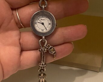Brighton Los Cabo Ladies Watch Silver Toned Needs Battery - Etsy display picture 1