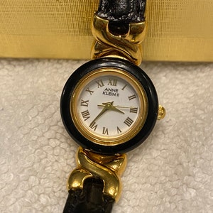 Women’s Black and Gold Anne Klein Watch with Original Box - New Battery Anne Klein Women main image 3