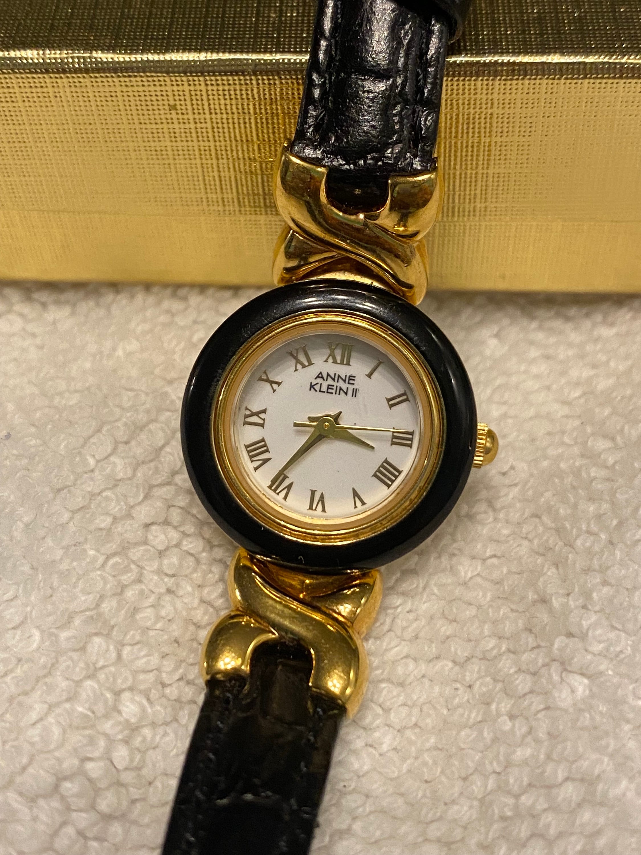 ANNE KLEIN アンクライン セラミック ウォッチ BLACK/GOLD ANNE KLEIN アンクライン Anne Klein アップルウォッチバンド