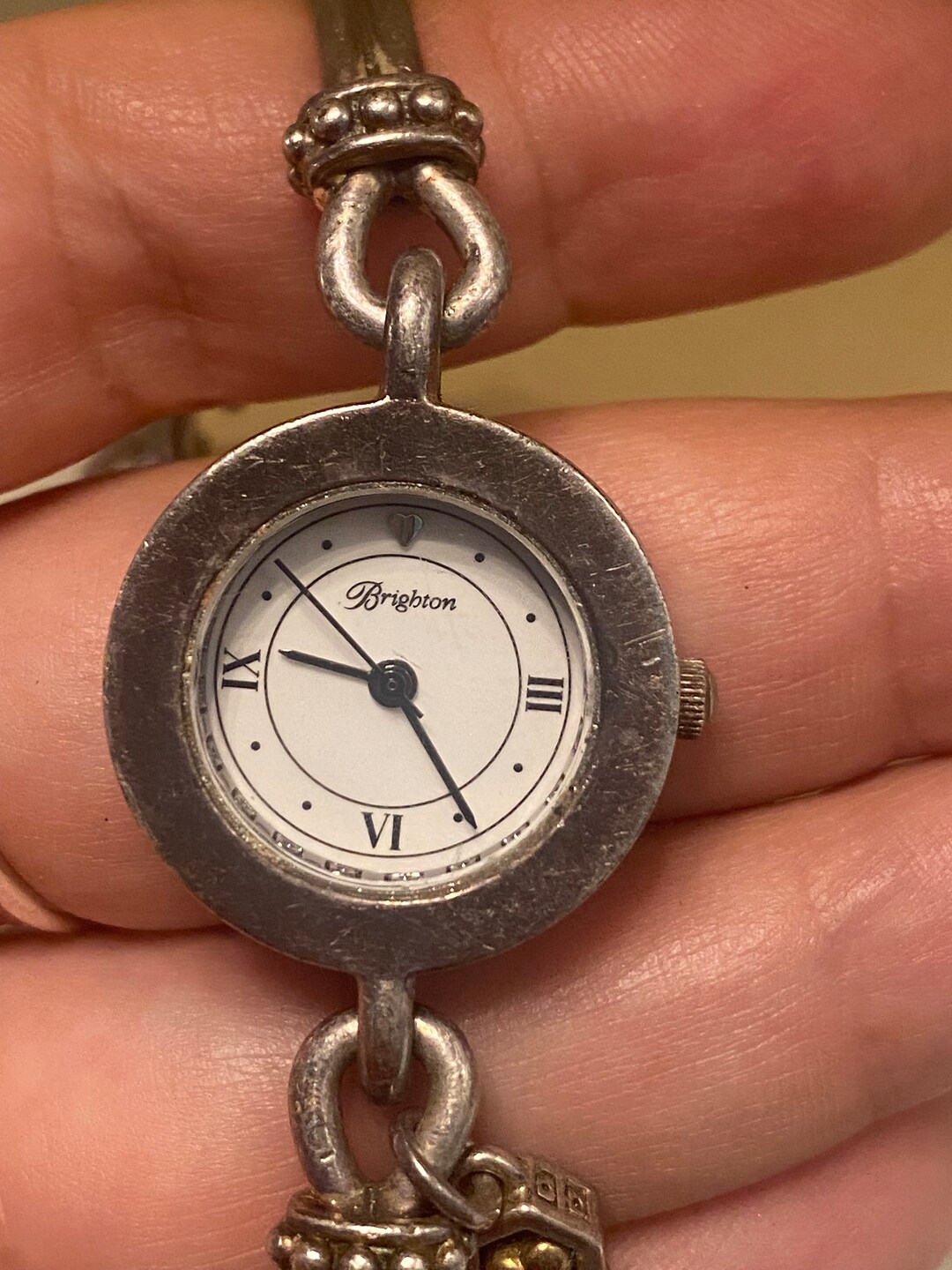 Brighton Los Cabo Ladies Watch Silver Toned Needs Battery - Etsy display picture 1