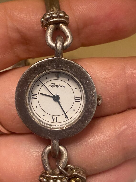 Brighton Los Cabo Ladies Watch Silver Toned Needs Battery - Etsy display picture 2