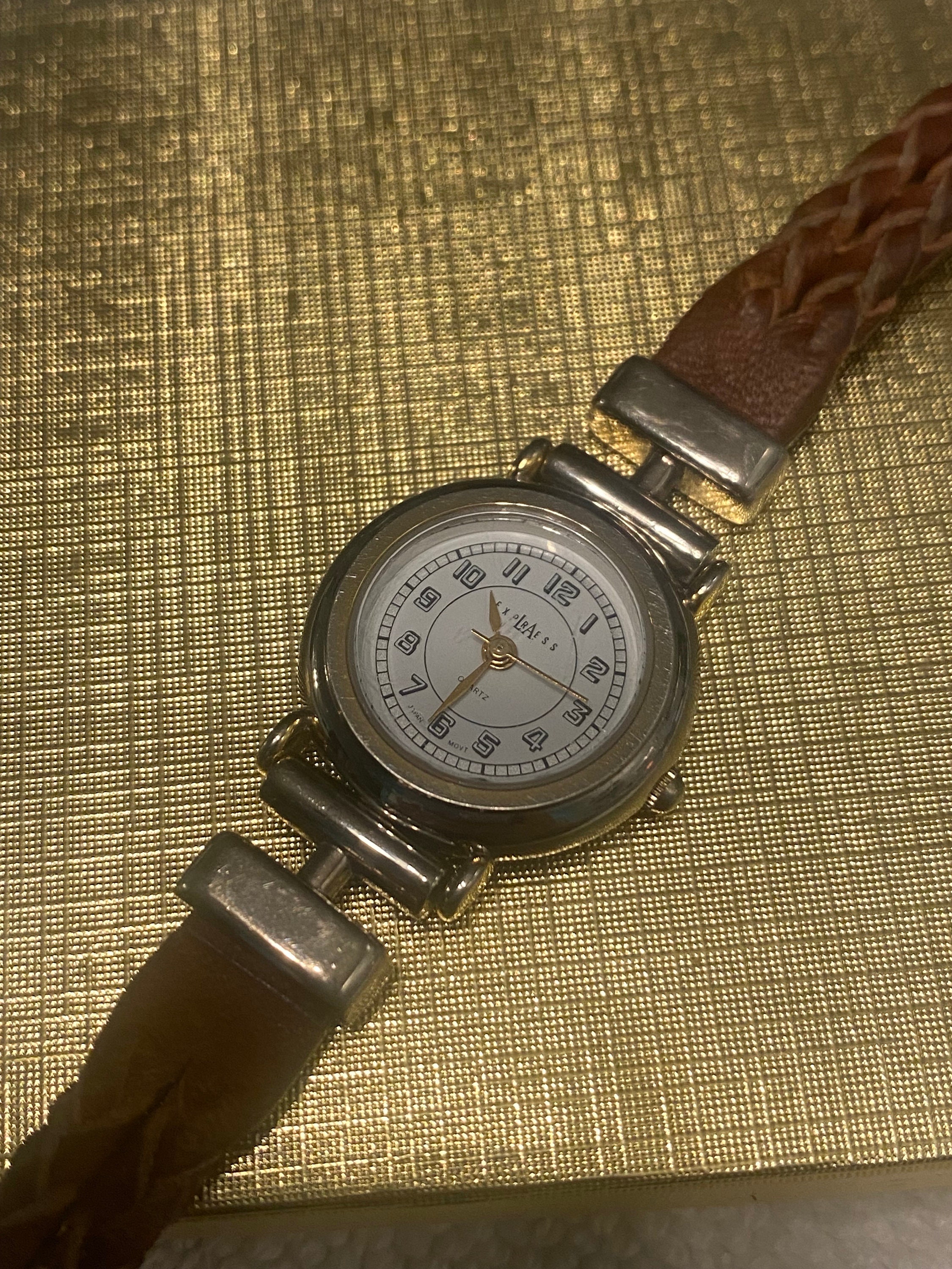 LA Express Abalone LAX402 New Battery Ladies Watch 41MM 7.75\