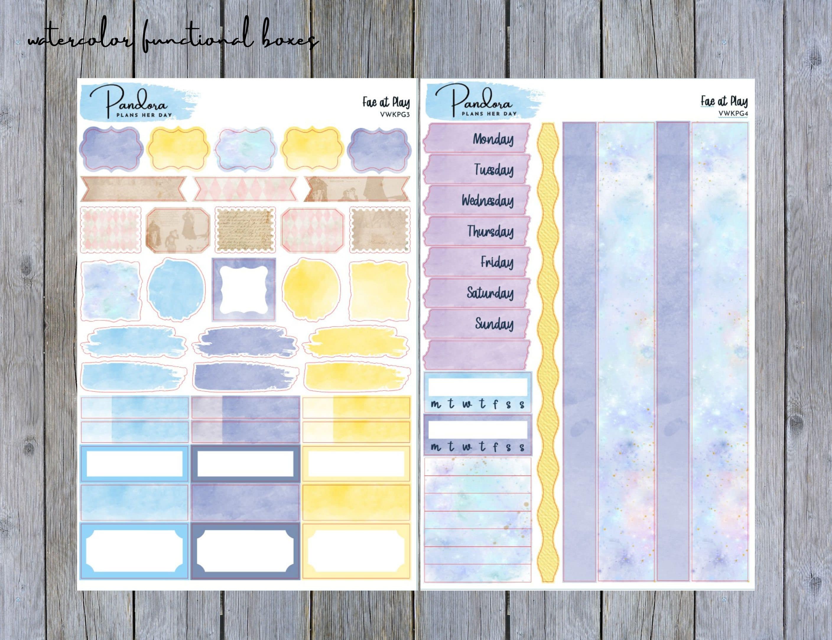 Weekly Planner Sticker Kit, 7x9 Vertical Layout, Erin Condren ...